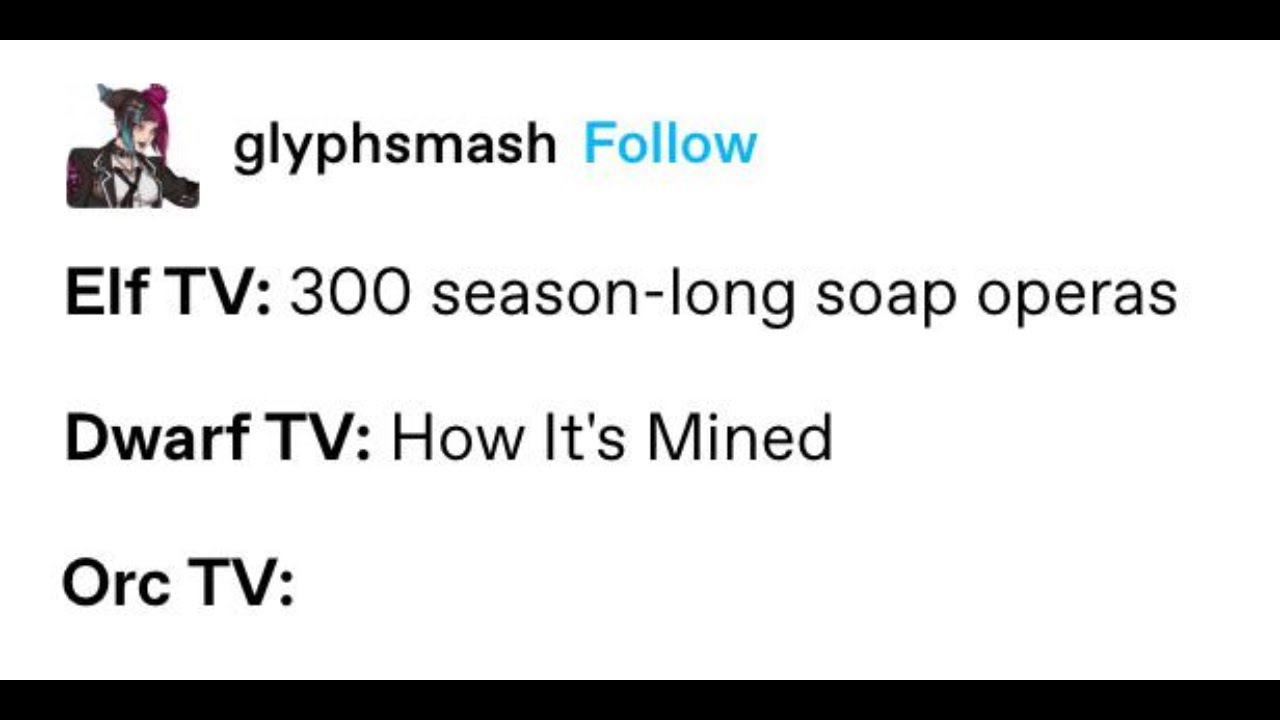Fantasy races TV