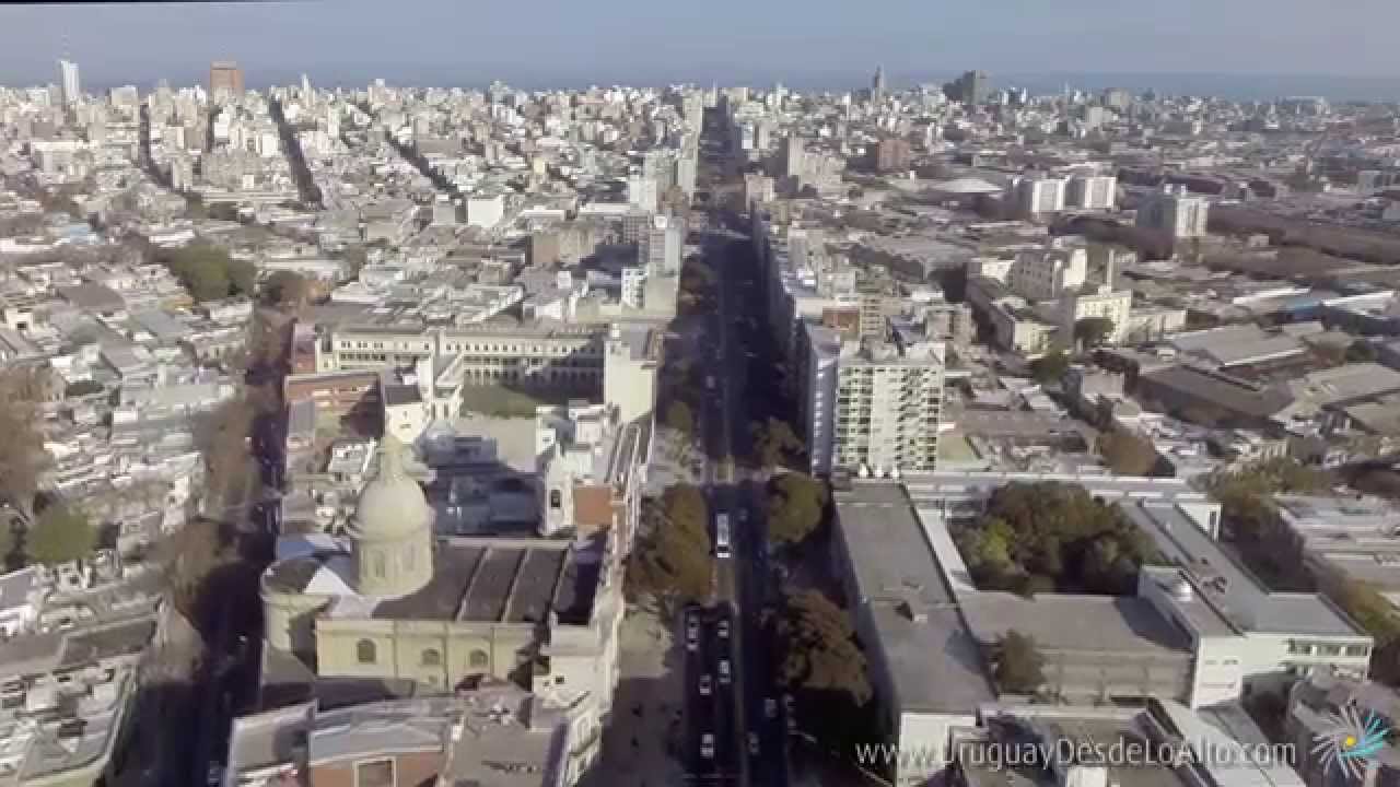 Video aéreo de la Avenida del Libertador y Palacio Legislativo SIN ETIQ