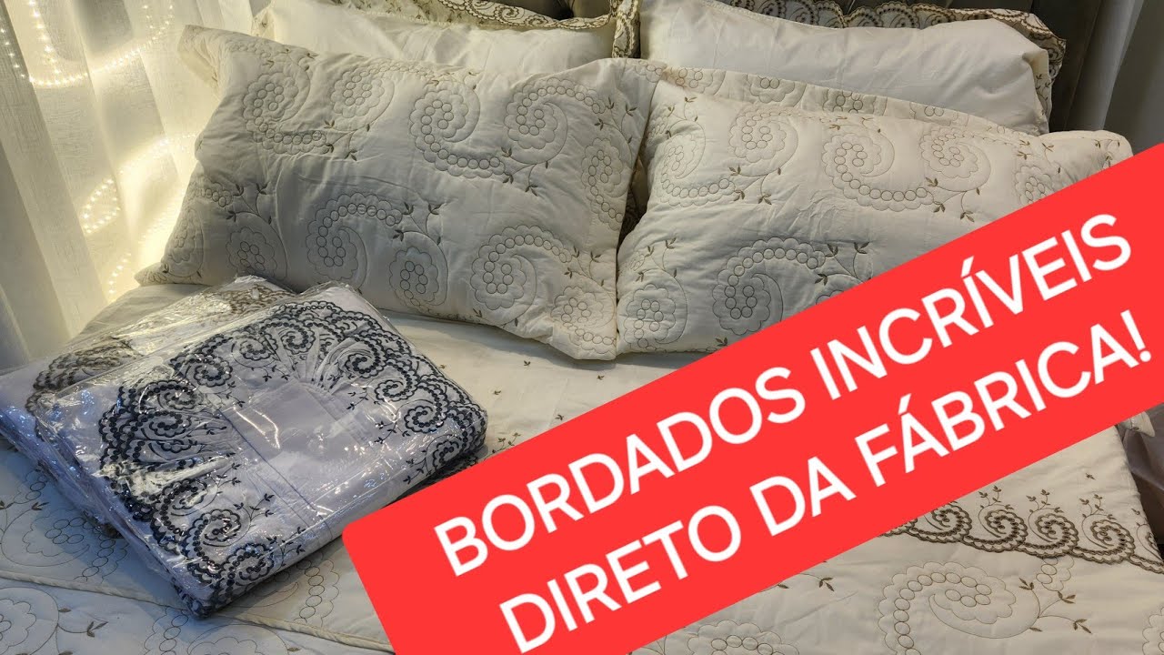 VEJA OS ENXOVAIS DA FEIRA DO BORDADO DE IBITINGA: com preços e contatos #enxoval #bordados #feira