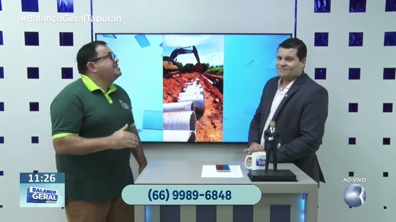 Participação ao vivo do Parque da Mata no Balanço Geral Tapurah.