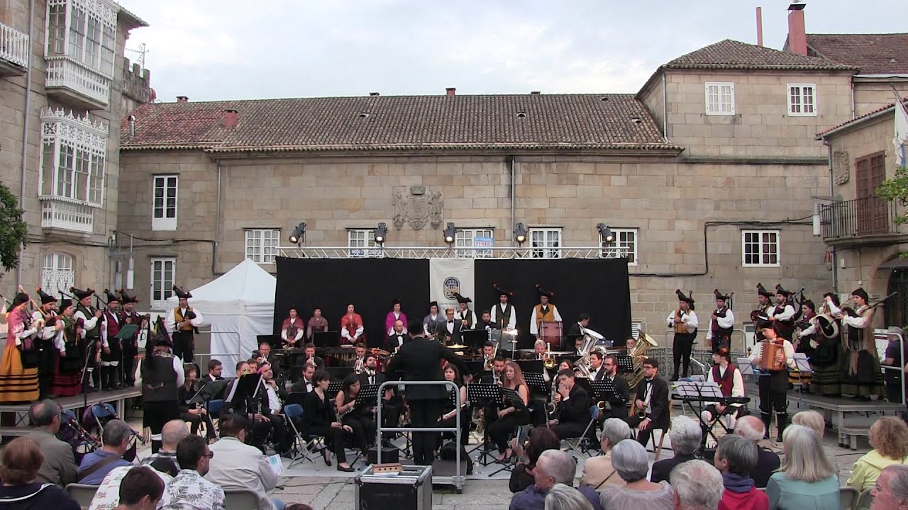 Marcha do San Martiño. Xarabal e Banda de música de Pontevedra