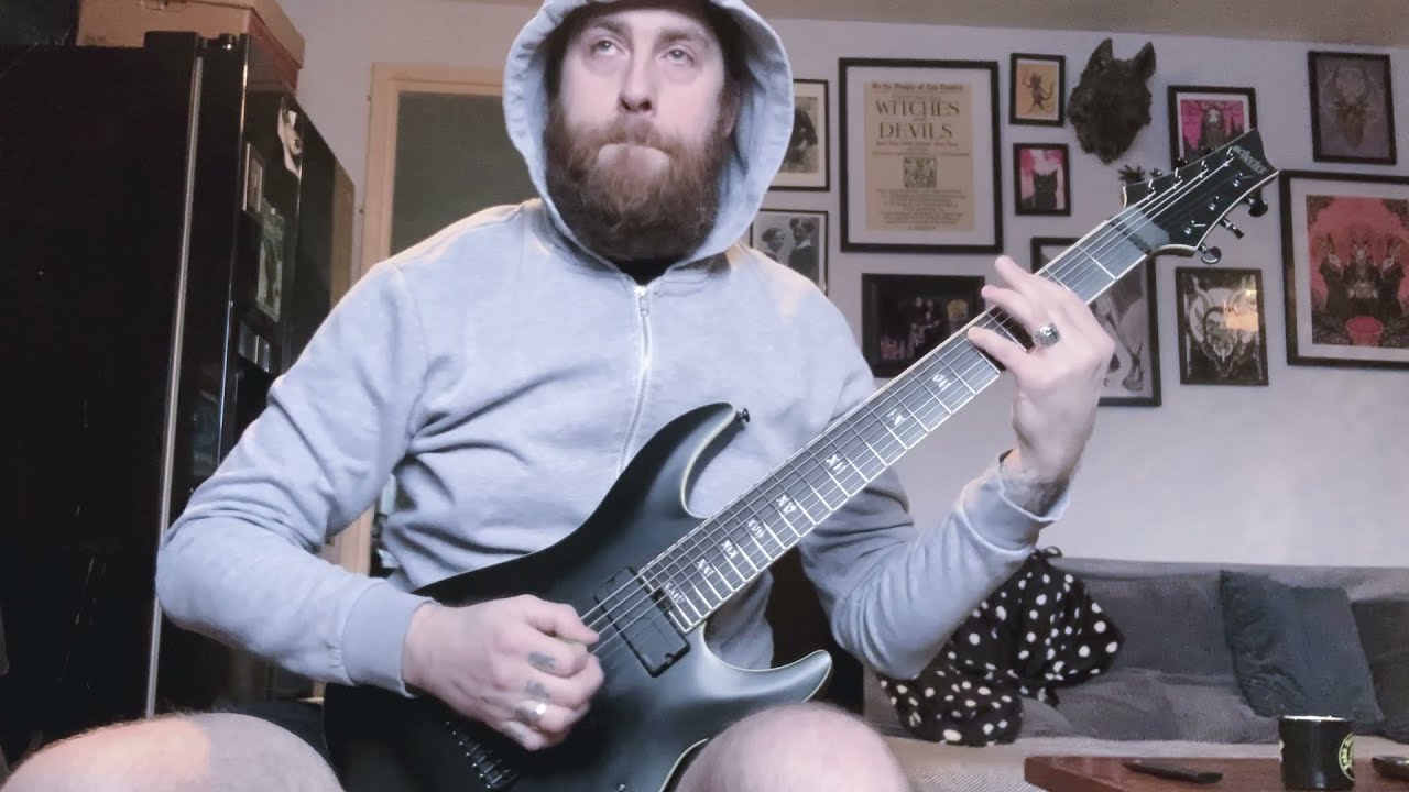 Schecter SLS ELITE Eviltwin 7 black #SchecterSLSelite #7string #FishmansFluenceModern