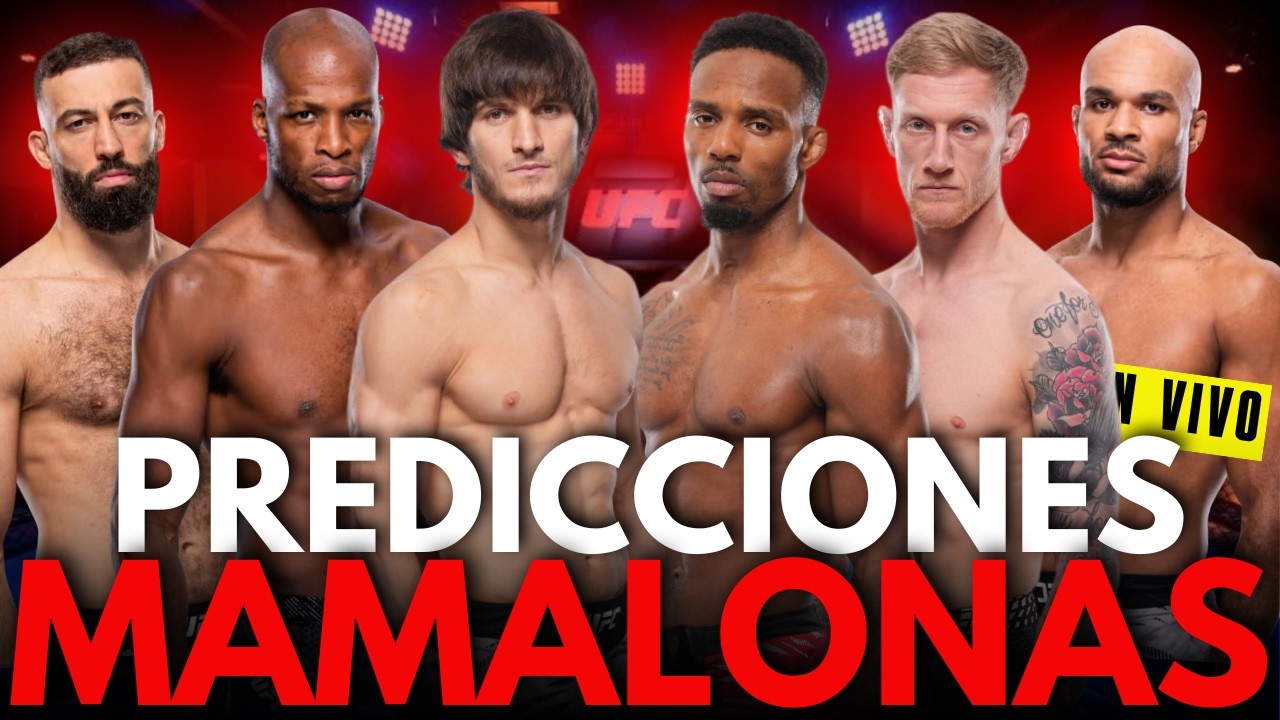 PREDICCIONES con los viejoes // UFC London 🔴EN VIVO