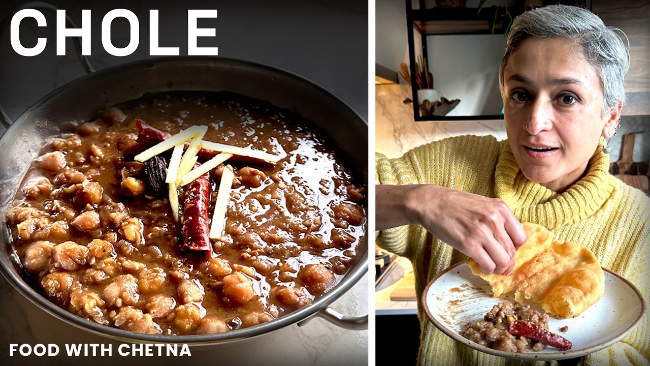 NO ONION - NO TOMATO CHOLE - proper punjabi chickpea curry!