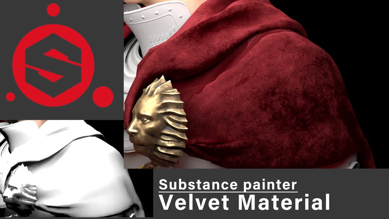 #40 Substance Painter : Creating a velvet material (Part 1 of 100000)