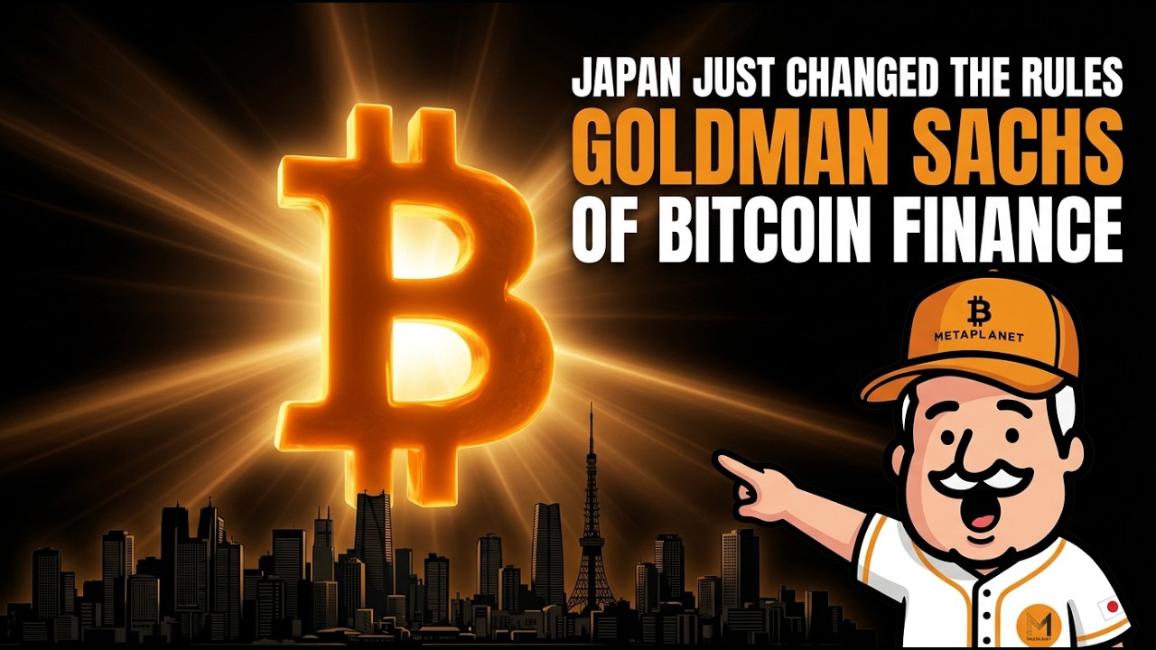 Japan Just Reclassified Bitcoin -Here's Why Metaplanet Could Become the Goldman Sachs of BTC Finance