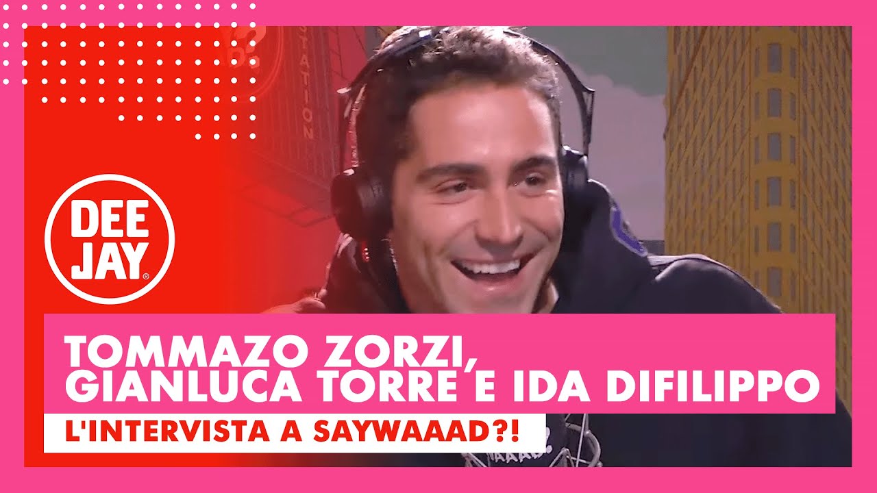 Ida Di Filippo, Gianluca Torre e Tommaso Zorzi a Say Waaad con 