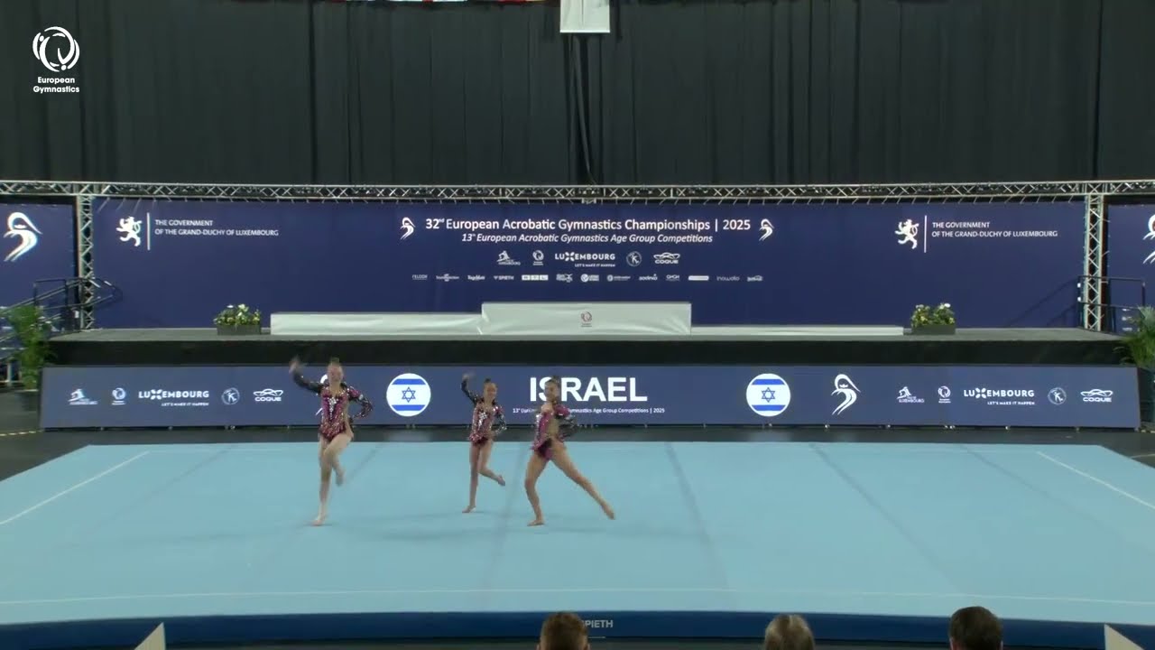 Obolencev, Asor & Vardi (ISR) - 2025 European Age Group Champions, Pre Youth Women's Groups