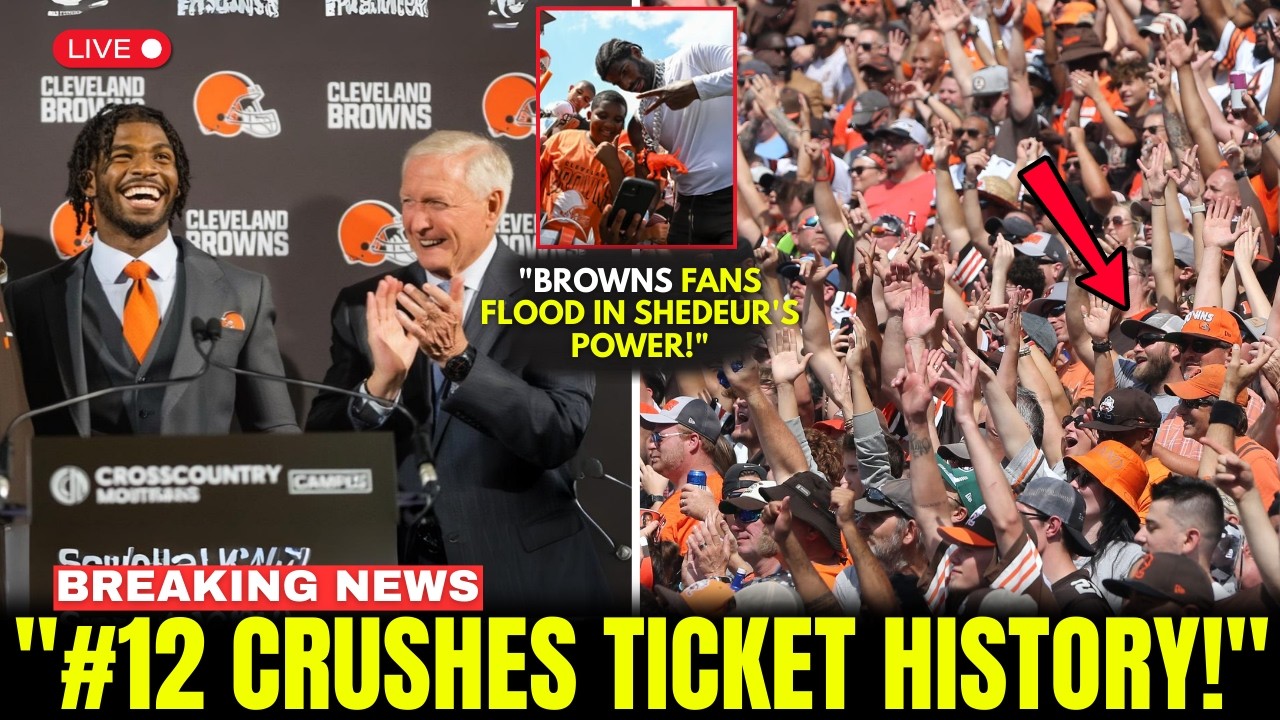 Cleveland SHOCKED As Shedeur Sanders DESTROYS Ticket Sales Records Breaking Franchise History!