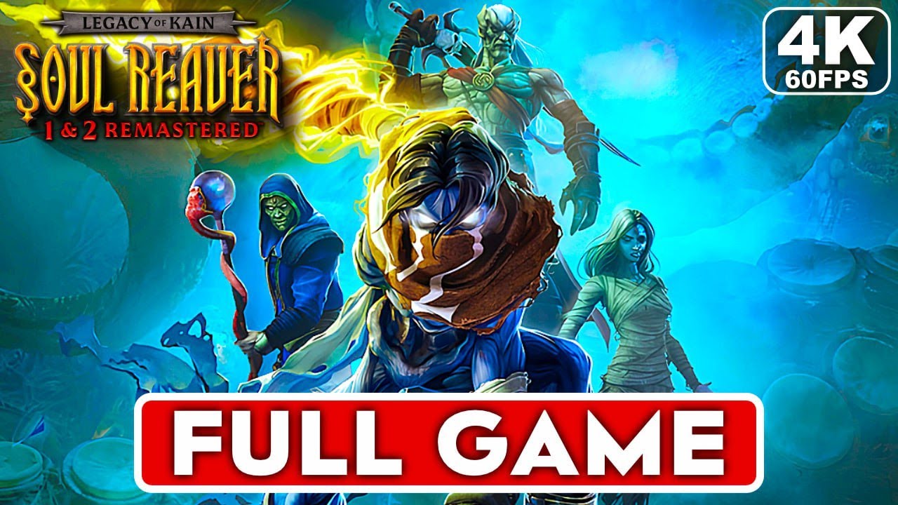 LEGACY OF KAIN SOUL REAVER 1-2 REMASTERED Gameplay Walkthrough FULL GAME [4K 60FPS] - No Commentary