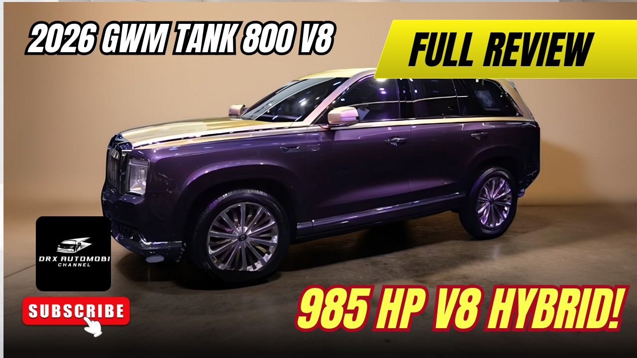 2026 GWM Tank 800 V8: The 