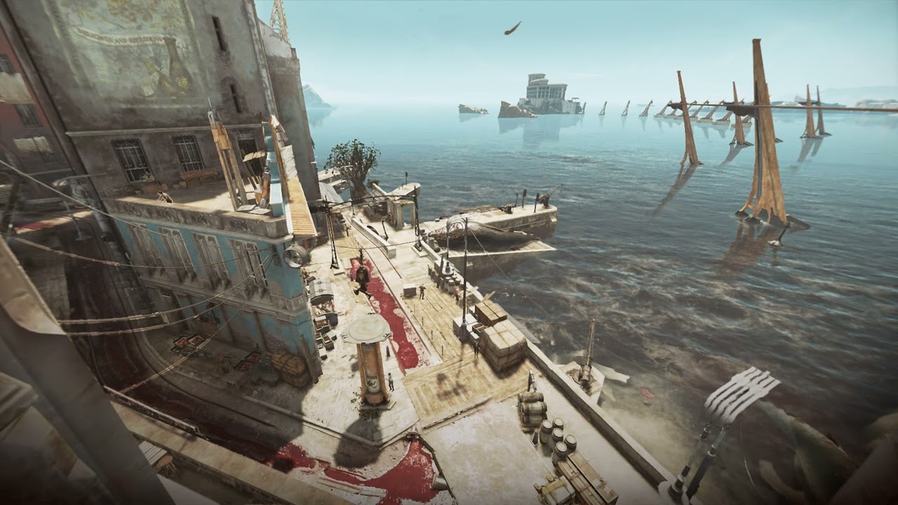 Dishonored 2 ambient - Karnaca balcony near the docks
