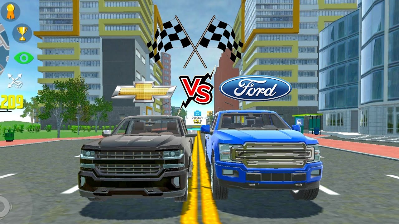 Car Simulator 2 | Ford VS Chevrolet | F 150 VS Silverado | Upgrade Race & Top Speed Android Gameplay