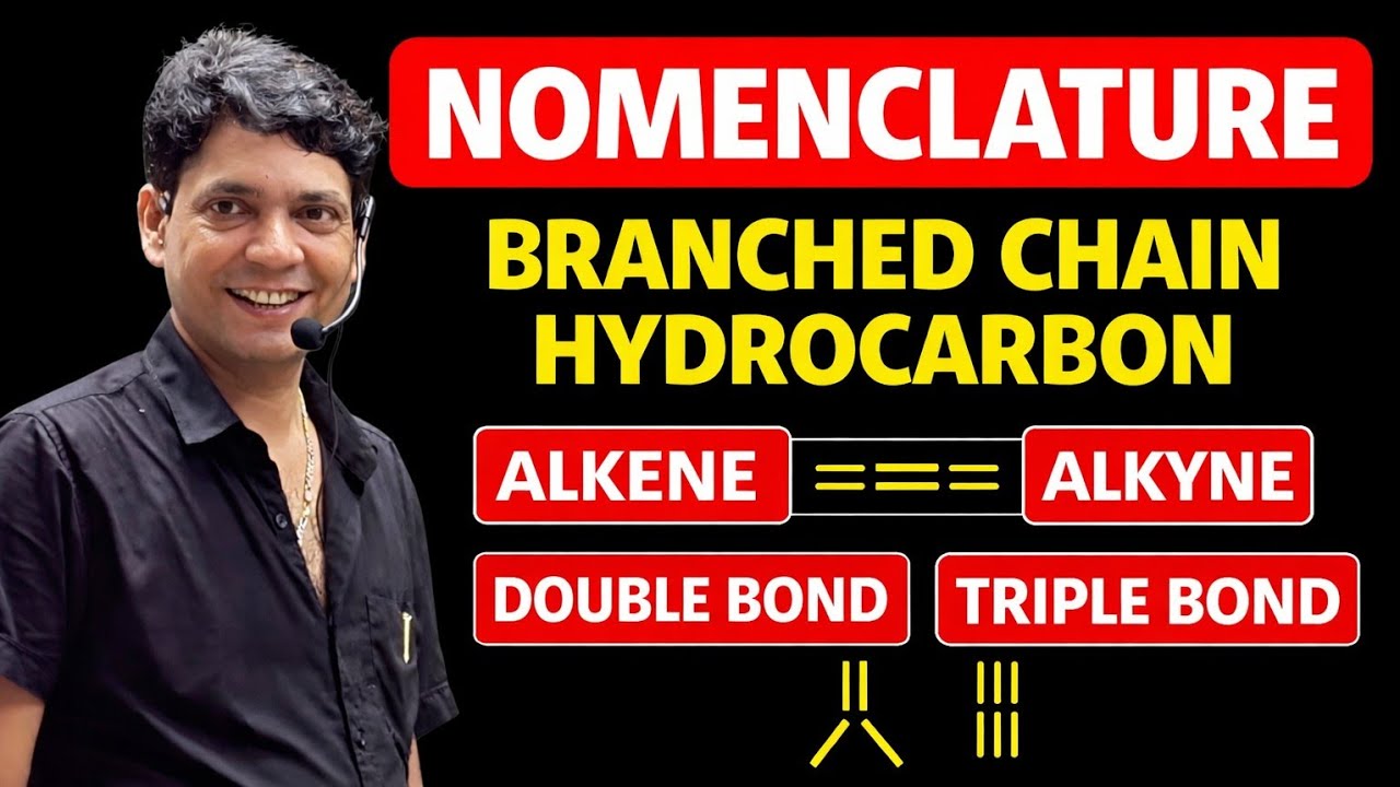13 Organic Chemistry | IUPAC Rules of Nomenclature of branched chain hydrocarbon  Start From Zero!