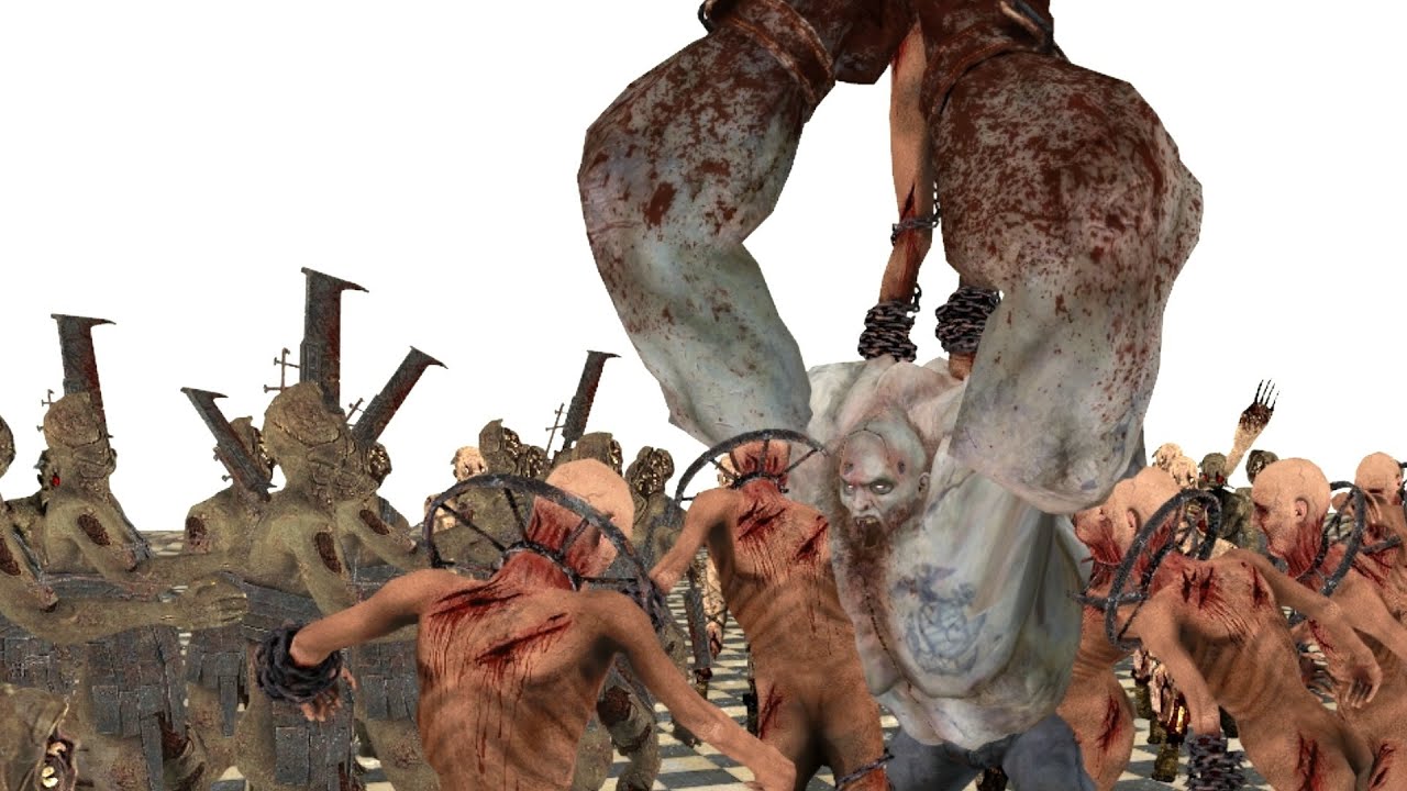 Amnesia vs L4D | Amnesia SNPCs vs Left 4 Dead Tank Bot | in Garry’s Mod