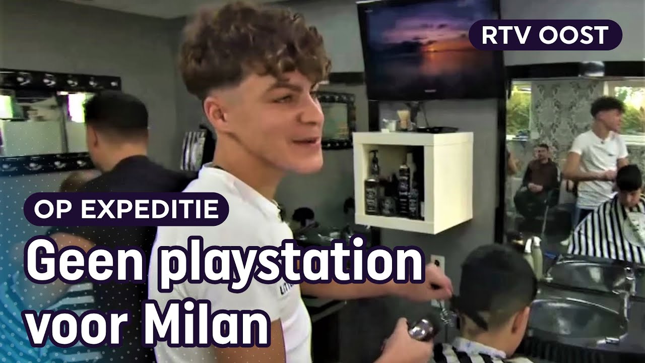 Milan (14) is de jongste kapper van Nederland! | RTV Oost