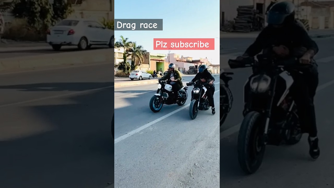 Drag race 🏍️||KTM Duke 390 vs Royal Enfield Guerrilla 450 || full video coming soon 🔜Target 1k like