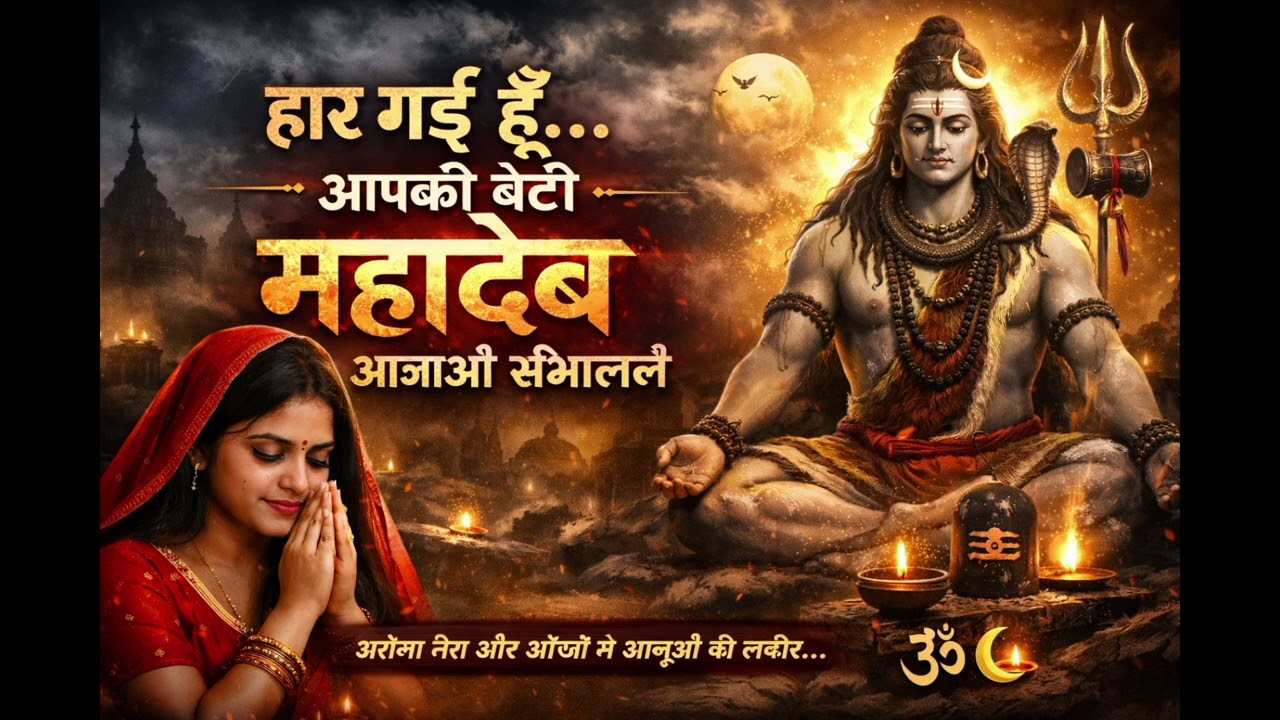 हार गई है आपकी बेटी ..,.......... तेरी कृपा की साया में फिर मुस्कराए 