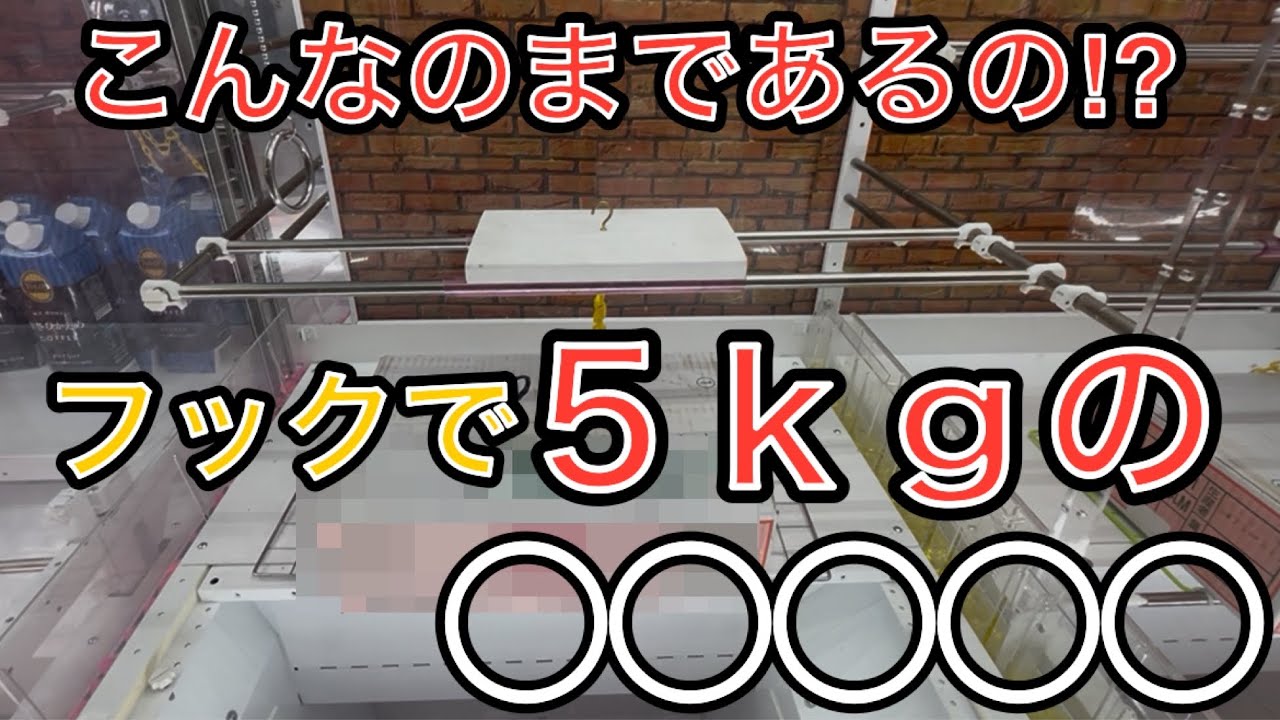 こんなものまでゲーセンにあるの⁉フック設定で５ｋｇも大物景品を狙う！！【万代書店高崎店】