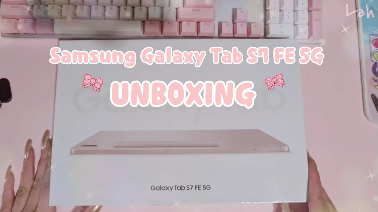 Unboxing Samsung Galaxy Tab S7 FE 5G Mystic Pink (Bahasa Indonesia) | Lahahahaha