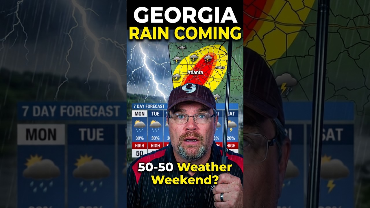 Don't get caught in the rain: North Georgia weather update #weather #rain #georgia