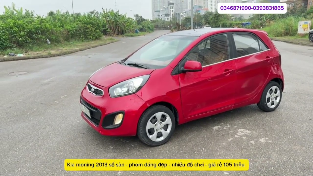 Kia moning 2013 số sàn - phom dáng đẹp - máy số chất- giá 105 triệu-0346871990-0393831865