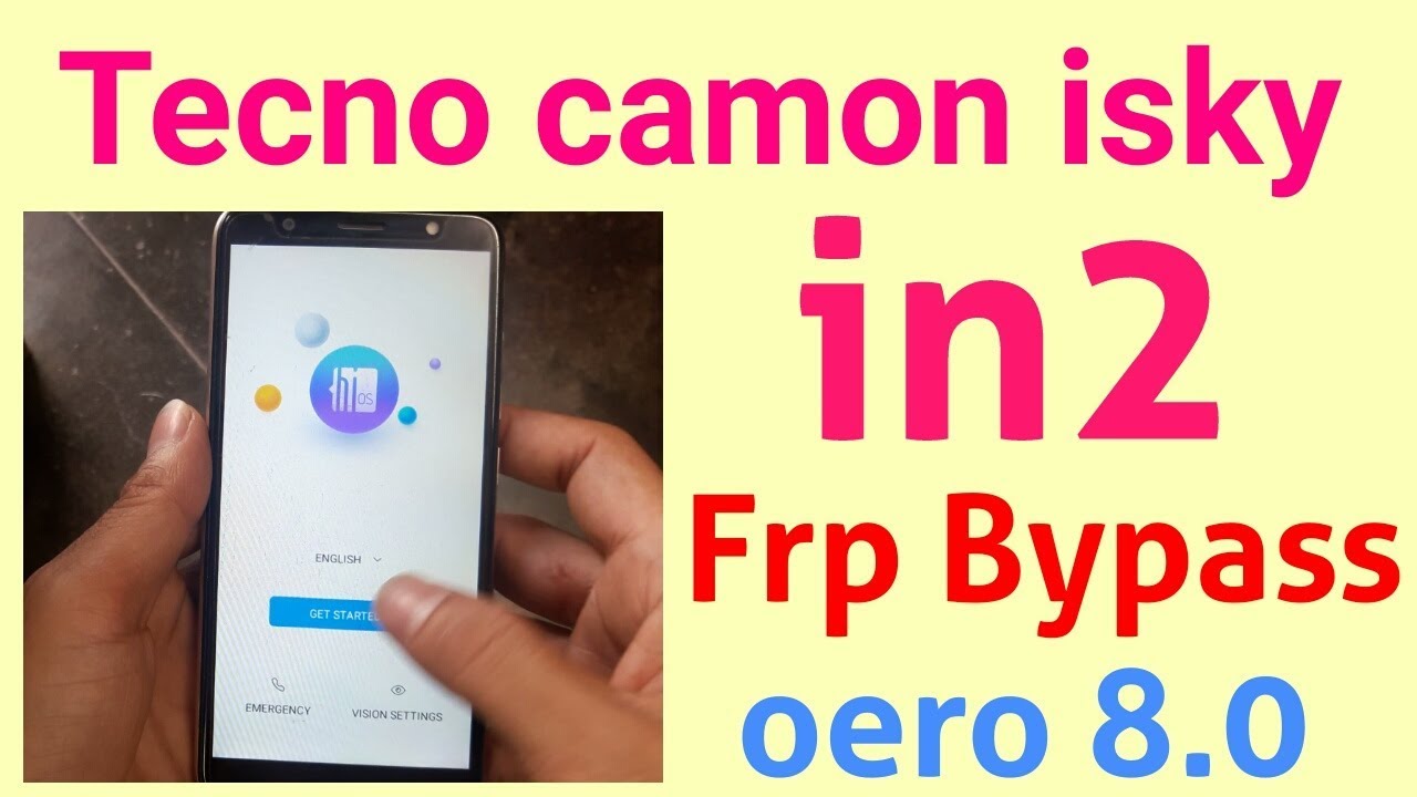 Tecno isky in2 Oreo 8.0 Frp Bypass google activation lock