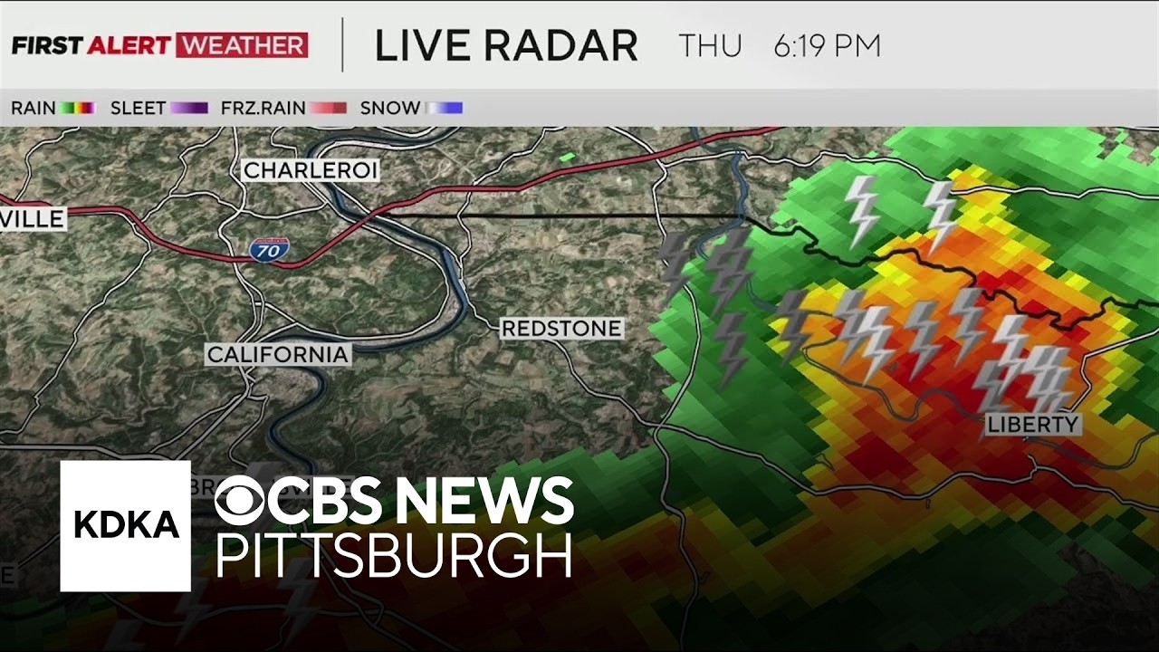 KDKA-TV Evening Forecast (7/9)