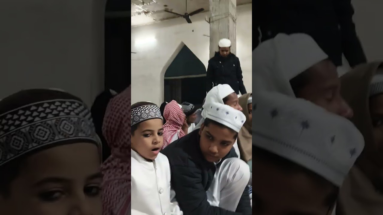 حافظ محمد سعدان سلمہ بن مولانا محمد معتصم متعلم معھد اصغر ناظر پورہ سھارنپور نعت پڑھتے ہوئے 