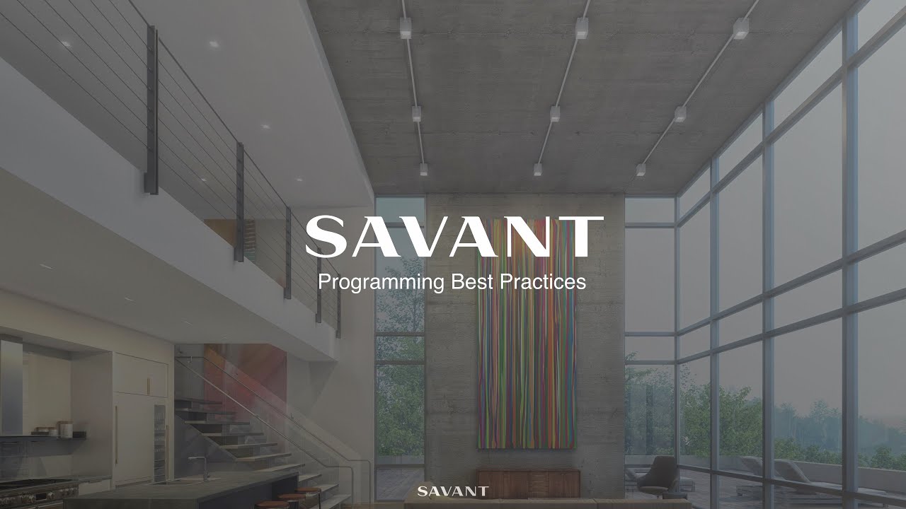 Savant Programming Best Practices