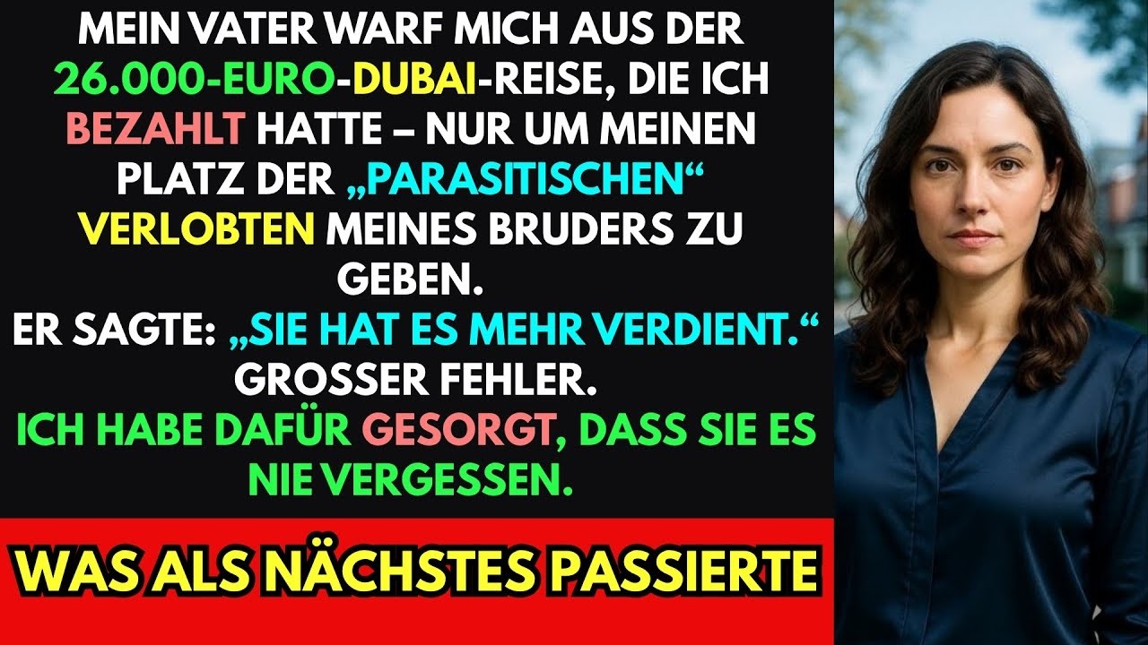 Mein Vater strich mich von der 26 000 Euro Dubai Reise – meinen Platz bekam Bruders Verlobte