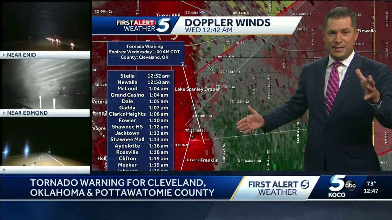 10/27/2021 KOCO OKC - 11pm Oklahoma Tornado Coverage