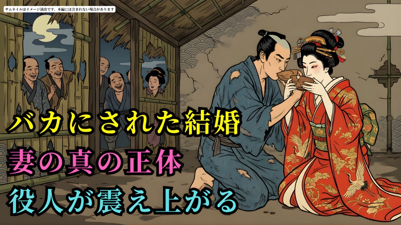 村中が嘲笑した 貧乏夫婦の結婚 。だが妻の正体を知った代官が、顔面蒼白で土下座したワケ (AIフィクション) | 野談 | 伝説 | 昔話 | 説話 | 民話