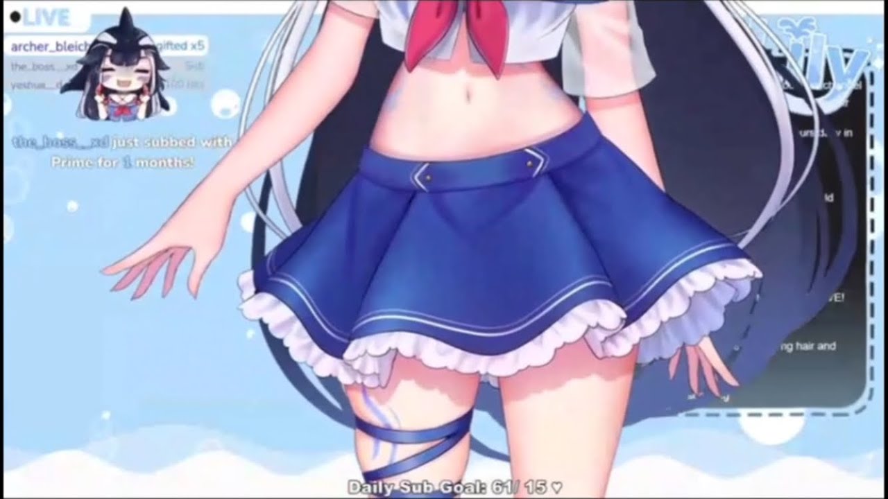 [Vtuber Vietsub] Lily show mặt??? Cặp đùi cực khủng của Lily...