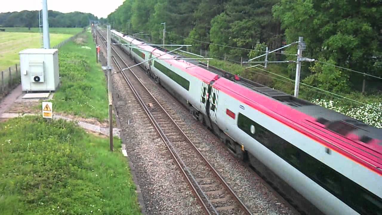 Virgin Trains Pendolino North of Preston 