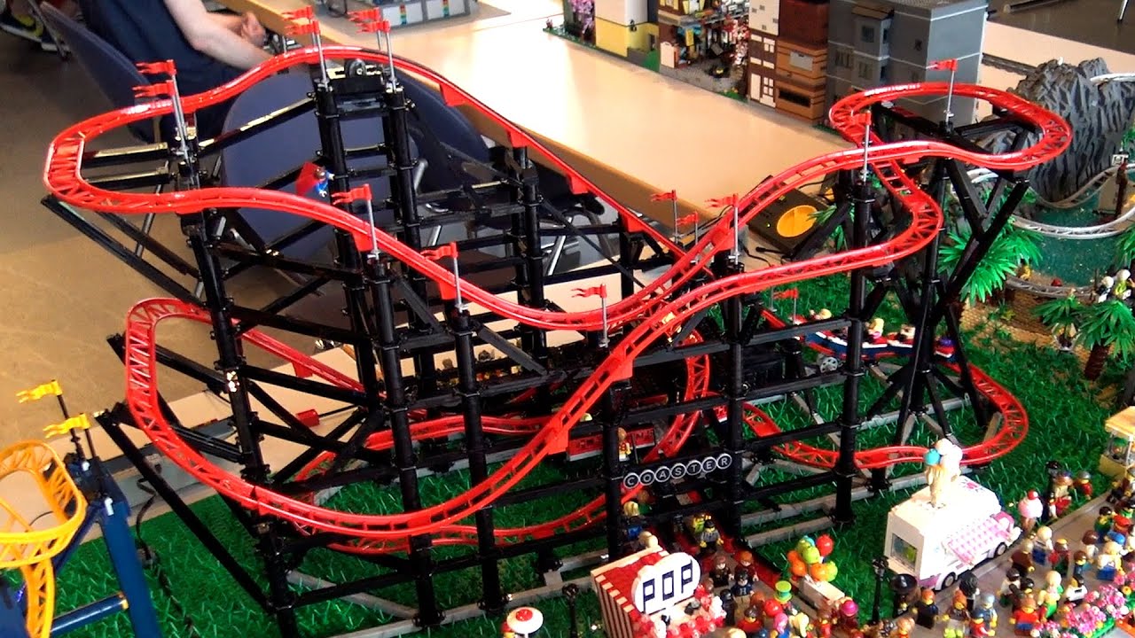 Индивидуальные американские горки LEGO Big Drop и Looping