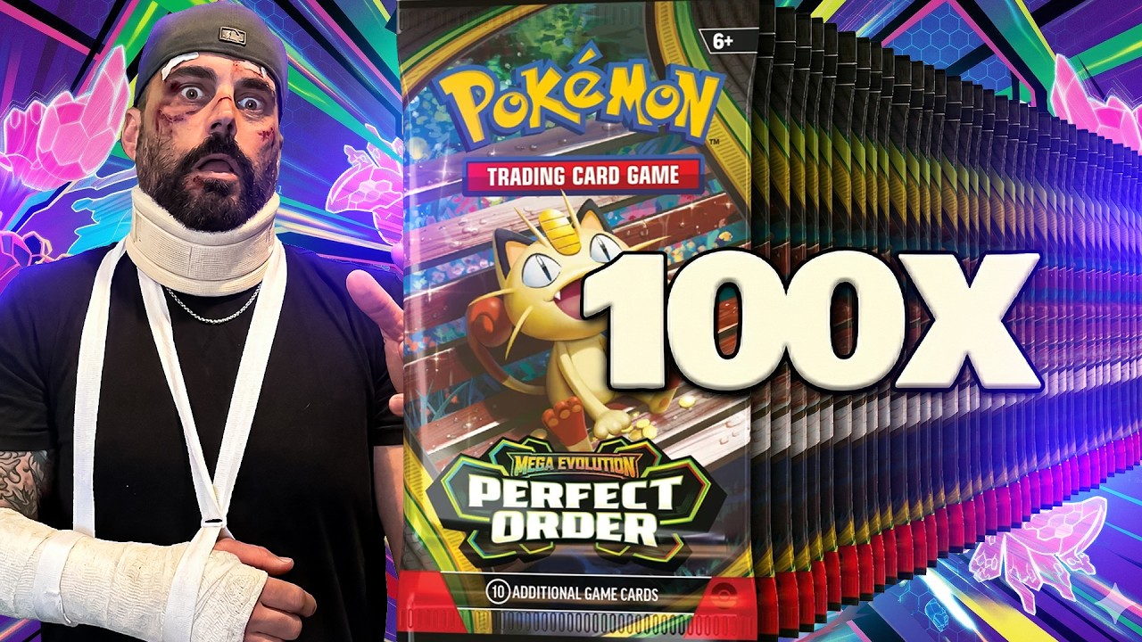 I PULLED IT!! OPENING 100X PERFECT ORDER POKEMON PACKS!