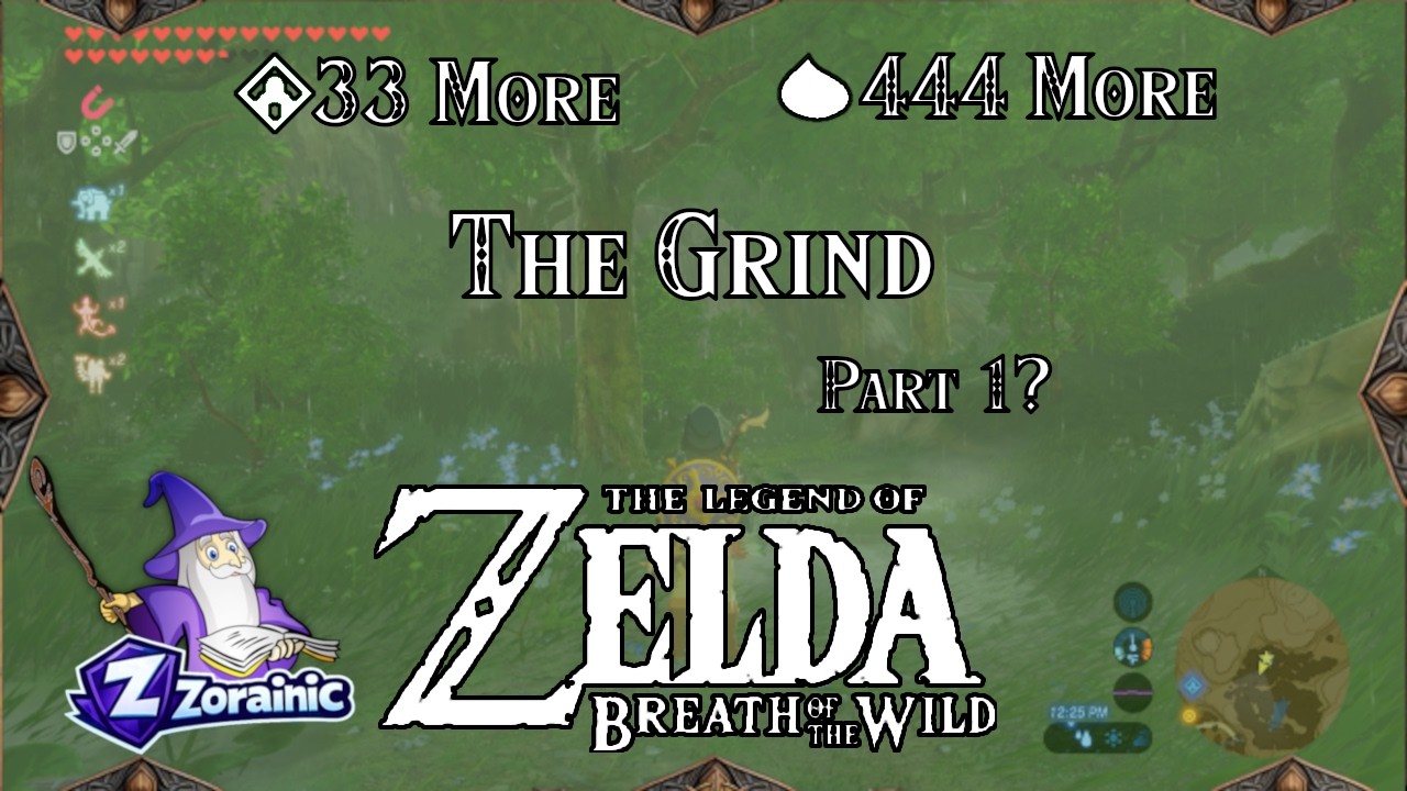 Challenge?! 💎 33 Shrines & 444 Koroks | Zelda BotW 100% Grind No. 1?