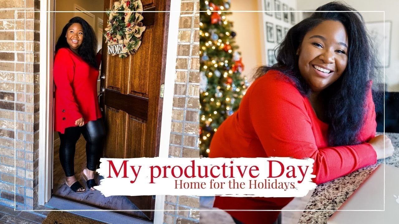 My productive weekday 📅  Grocery shopping, Hair routine, dinner | Plus Size Vlog