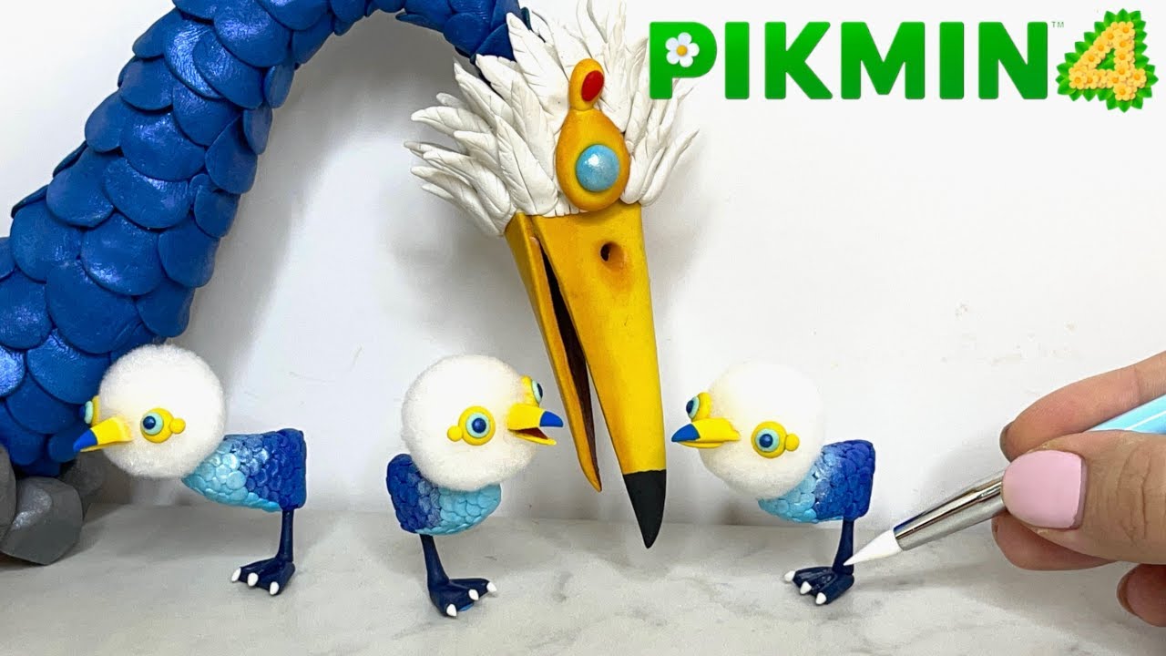 Making Dwarf Snagrets from Pikmin 4 | Polymer Clay