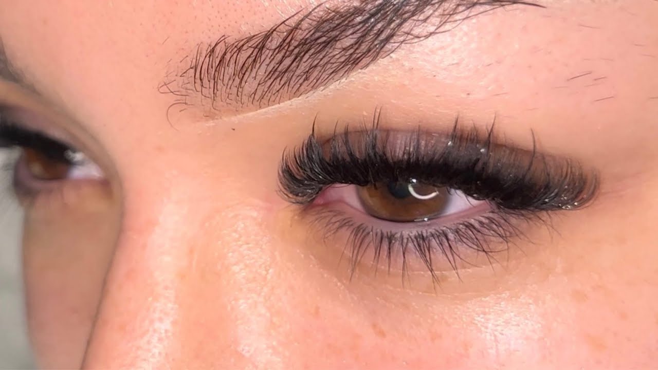 Light Volume Wispy Eyelash Extensions Full Set | Lash With Me |VEYES lash
