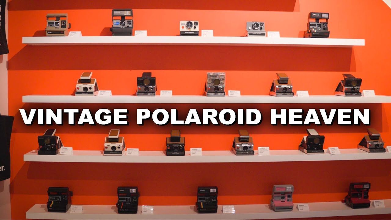 a POLAROID haven - they repair and sell SX-70 and MORE! a visit to Brooklyn Film Camera