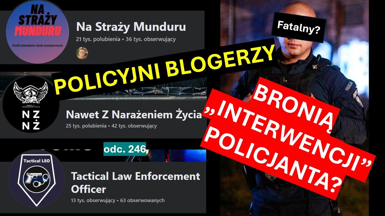Policyjni blogerzy wzięli w obronę skandaliczne zachowanie funkcjonariusza z Jeleniej Góry? 