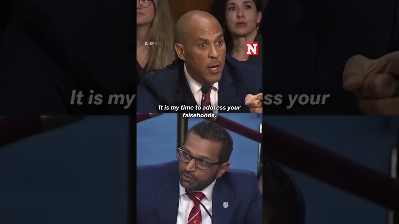 Kash Patel Calls Cory Booker 'Embarrassment' In Senate Shouting Match
