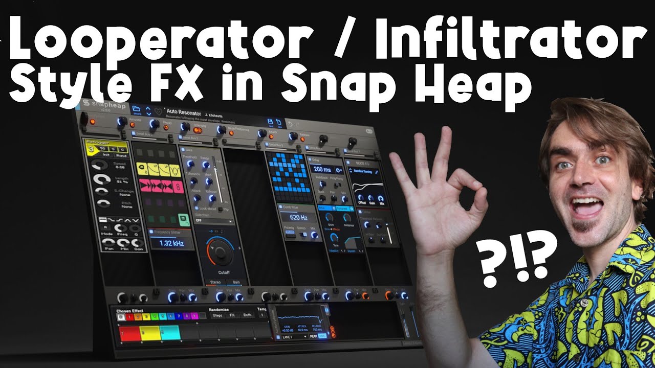 How To Make Looperator / Infiltrator Style FX Sequencers in Snap Heap