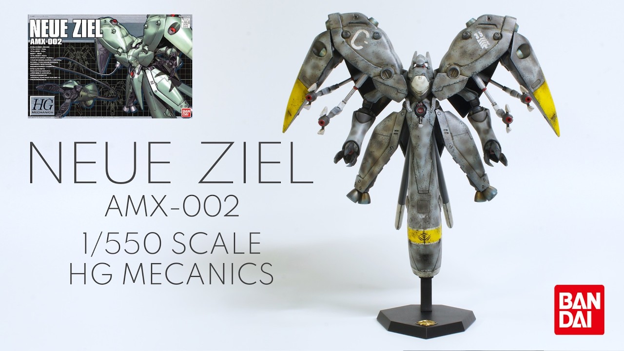 【ガンプラ】HGノイエ・ジールを迷彩全塗装【模型製作】