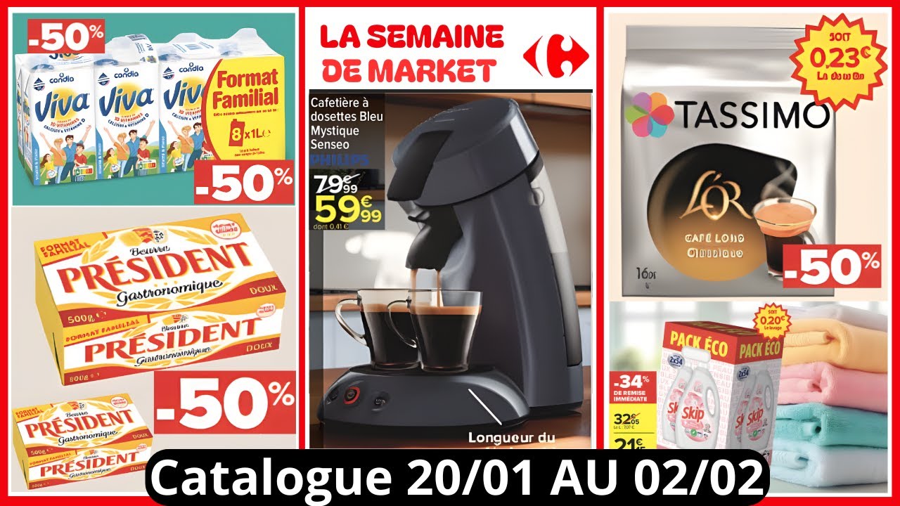 Catalogue Carrefour Market De La Semaine  Prochaine Du 20/01/26 Au 02/02/26 Arrivage #action  France