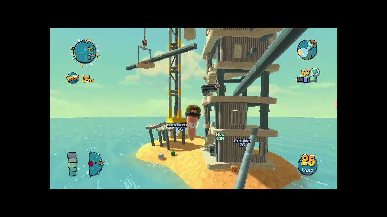 Worms: Ultimate Mayhem - Коровы нарушают перемирие