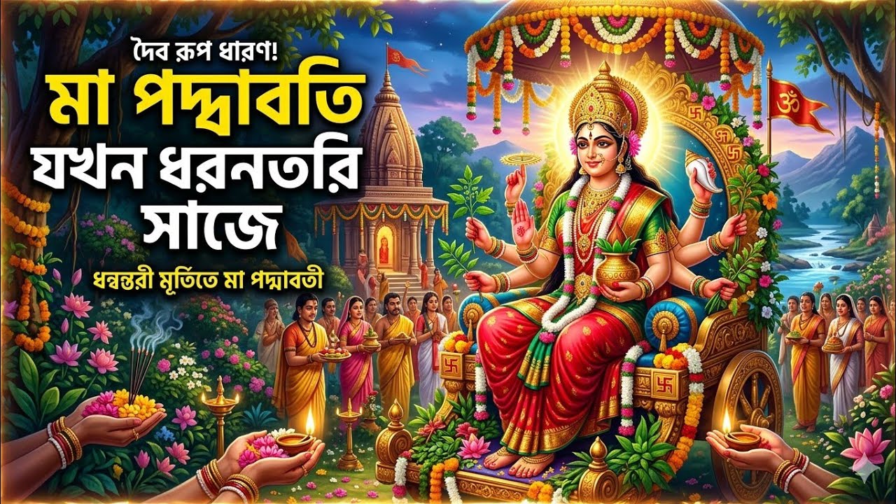 মা পদ্ধাবতি যখন ধরনতরি সাজে||{মা মনষা গান} {সমেশ গাইন} #tilok_music #foryou 