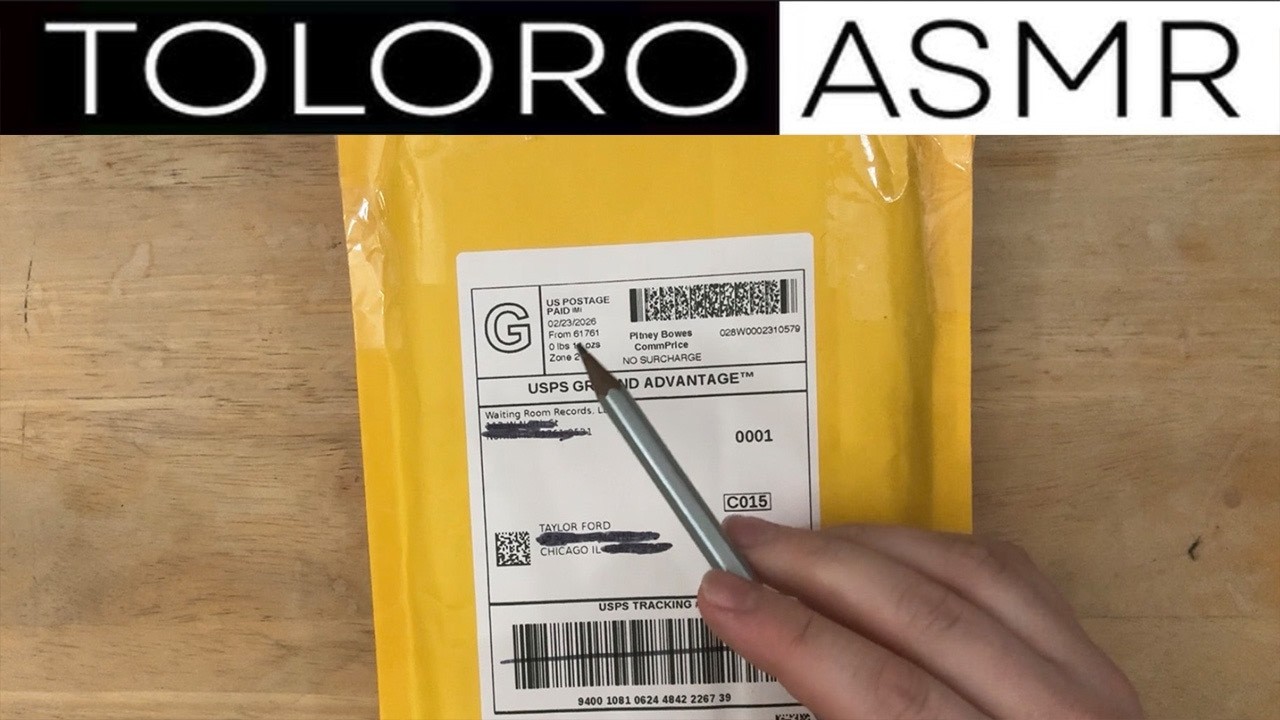 TOLORO ASMR - What's in this package? [Opening Mail]